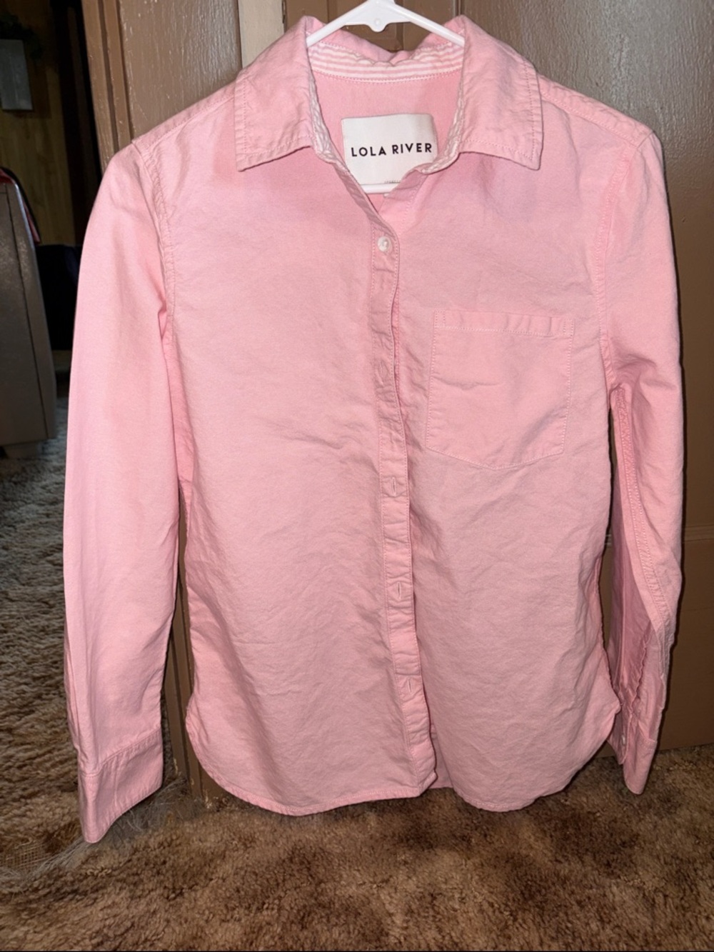 Lola River Pink Button-Down Shirt
